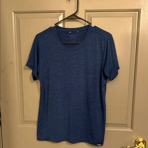Patagonia Men's Heathered Blue Short Sleeve Tee